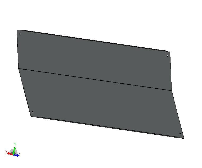 7. Oslona tylna 2 Z587 100.007.00