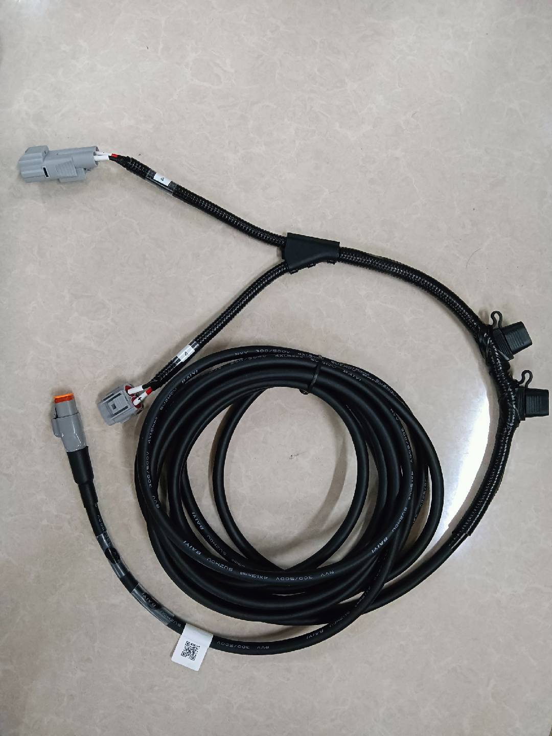 Precision spraying power harness